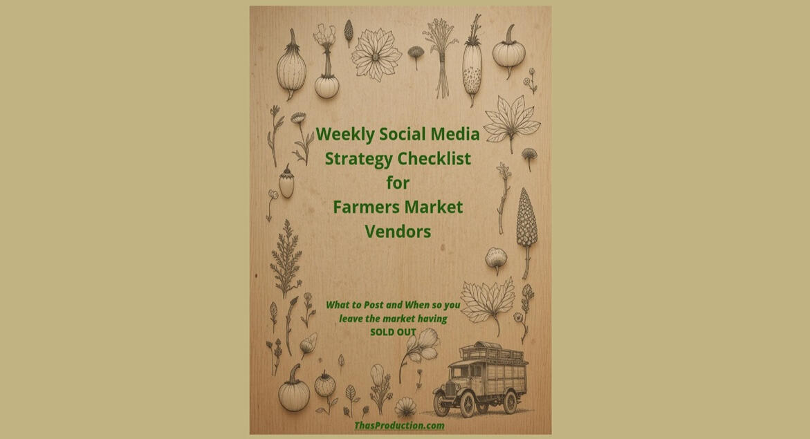 Weekly Social Media Strategy Checklist for Farmers Market Vendors
